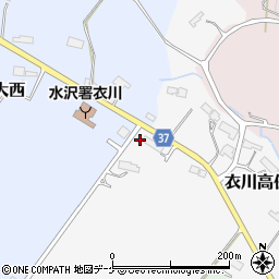 岩手県奥州市衣川高保呂14周辺の地図