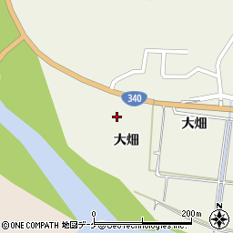 岩手県陸前高田市竹駒町大畑周辺の地図