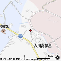 岩手県奥州市衣川高保呂1周辺の地図