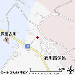 岩手県奥州市衣川高保呂5周辺の地図