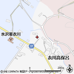 岩手県奥州市衣川高保呂2周辺の地図