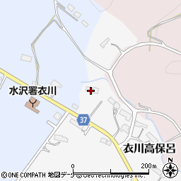 岩手県奥州市衣川高保呂4周辺の地図