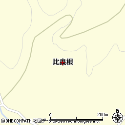 岩手県一関市東山町田河津（比良根）周辺の地図