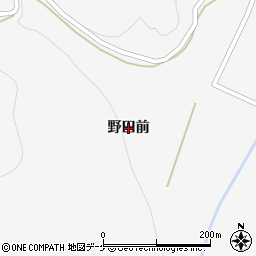 岩手県一関市大東町猿沢（野田前）周辺の地図