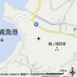 岩手県大船渡市赤崎町蛸ノ浦周辺の地図