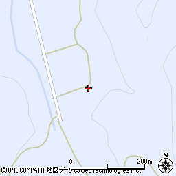 秋田県湯沢市皆瀬谷地頭34周辺の地図