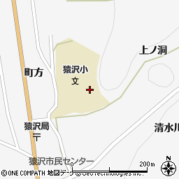 岩手県一関市大東町猿沢上ノ洞周辺の地図