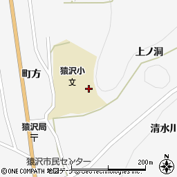 一関市立　猿沢保育園周辺の地図