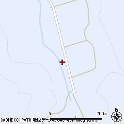 秋田県湯沢市皆瀬谷地頭66周辺の地図