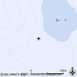 秋田県湯沢市皆瀬栩場周辺の地図