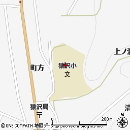 一関市立猿沢小学校周辺の地図