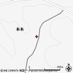 岩手県一関市大東町猿沢本木83周辺の地図