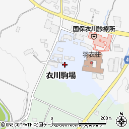 岩手県奥州市衣川駒場周辺の地図