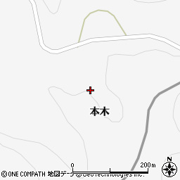 岩手県一関市大東町猿沢本木117周辺の地図