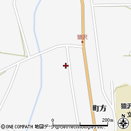 岩手県一関市大東町猿沢山崎周辺の地図