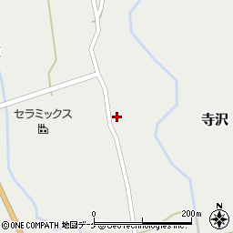秋田県湯沢市寺沢田中62周辺の地図