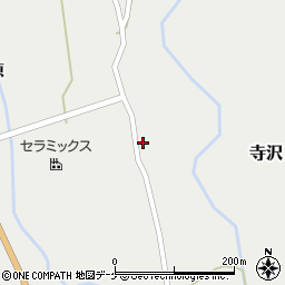 秋田県湯沢市寺沢田中62-1周辺の地図