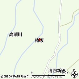 山形県遊佐町（飽海郡）野沢（椿坂）周辺の地図