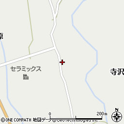 秋田県湯沢市寺沢田中61周辺の地図