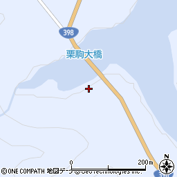 秋田県湯沢市皆瀬深沢周辺の地図