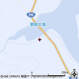 秋田県湯沢市皆瀬（深沢）周辺の地図