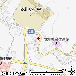 さだとう号予約センター　有限会社衣川タクシー内周辺の地図