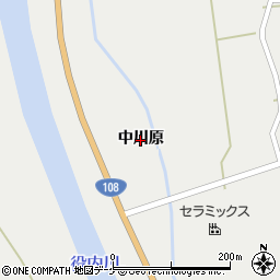秋田県湯沢市寺沢（中川原）周辺の地図