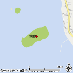 岩手県大船渡市赤崎町前島周辺の地図