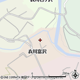 岩手県奥州市衣川富沢15周辺の地図