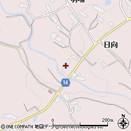 岩手県奥州市前沢生母羽場52-2周辺の地図