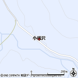 秋田県湯沢市下院内小槻沢周辺の地図