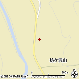 秋田県湯沢市高松坊ケ沢周辺の地図