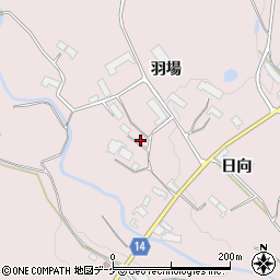 岩手県奥州市前沢生母羽場43周辺の地図