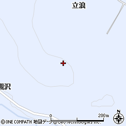 秋田県湯沢市下院内（西宝山）周辺の地図
