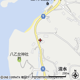 岩手県大船渡市赤崎町清水18周辺の地図