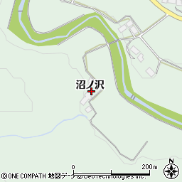 岩手県奥州市前沢沼ノ沢8周辺の地図