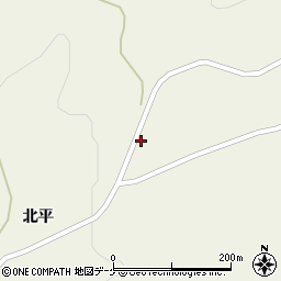 岩手県陸前高田市竹駒町北平37周辺の地図