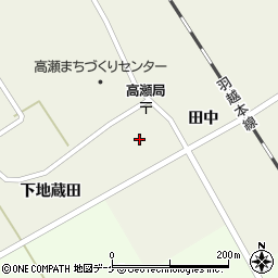 山形県飽海郡遊佐町当山堰中瀬14周辺の地図