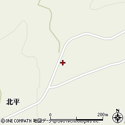 岩手県陸前高田市竹駒町北平36周辺の地図