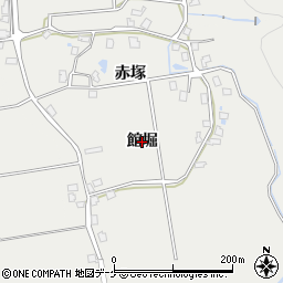 秋田県湯沢市寺沢（館堀）周辺の地図