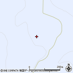 秋田県湯沢市皆瀬村石田周辺の地図