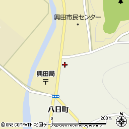 千厩警察署興田駐在所周辺の地図
