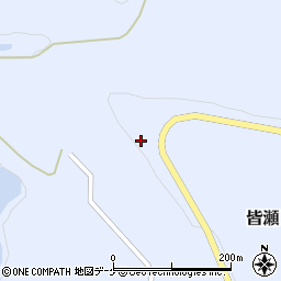 秋田県湯沢市皆瀬中羽場周辺の地図