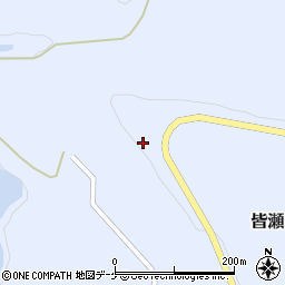 秋田県湯沢市皆瀬（中羽場）周辺の地図