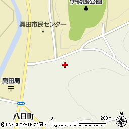 一関市役所　大東支所興田保育園周辺の地図