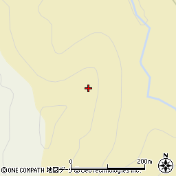 秋田県湯沢市高松岩ノ沢周辺の地図