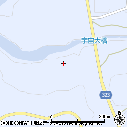 秋田県湯沢市皆瀬下坪貝周辺の地図