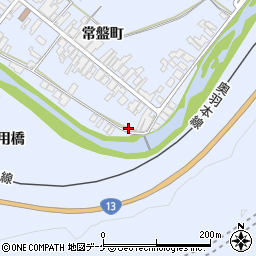 秋田県湯沢市下院内常盤町95周辺の地図
