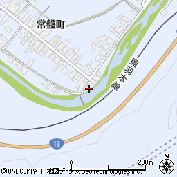 秋田県湯沢市下院内常盤町92周辺の地図