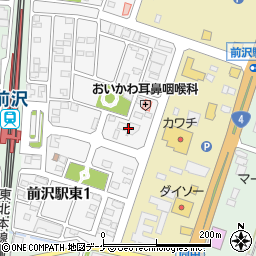 水沢信用金庫前沢支店周辺の地図